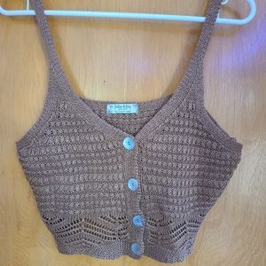 Crochet Crop Top Tank